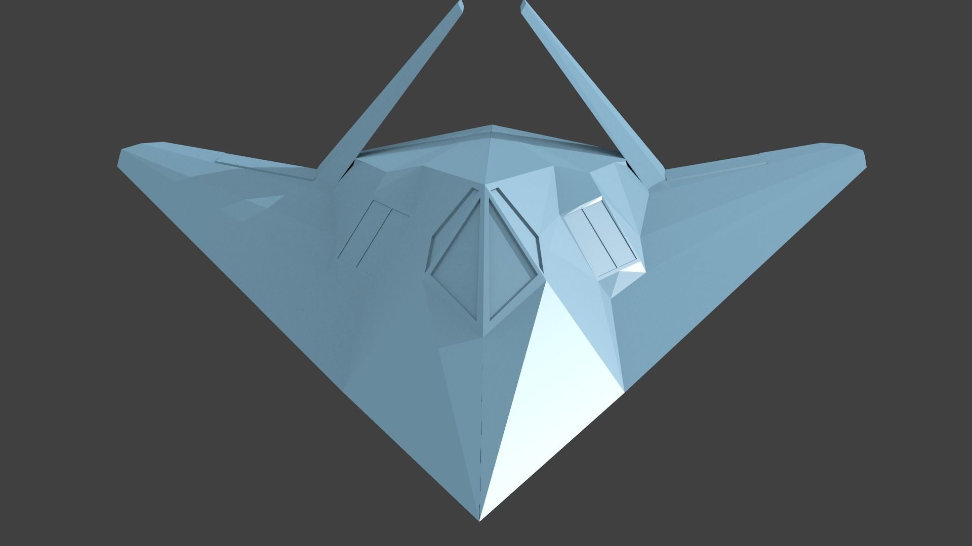 Lockheed Have Blue XST 3D print model_4