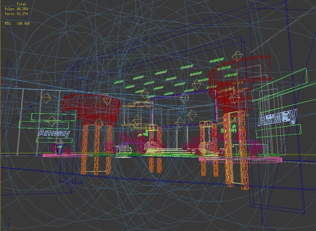 Carnival stage 37 3D model_2