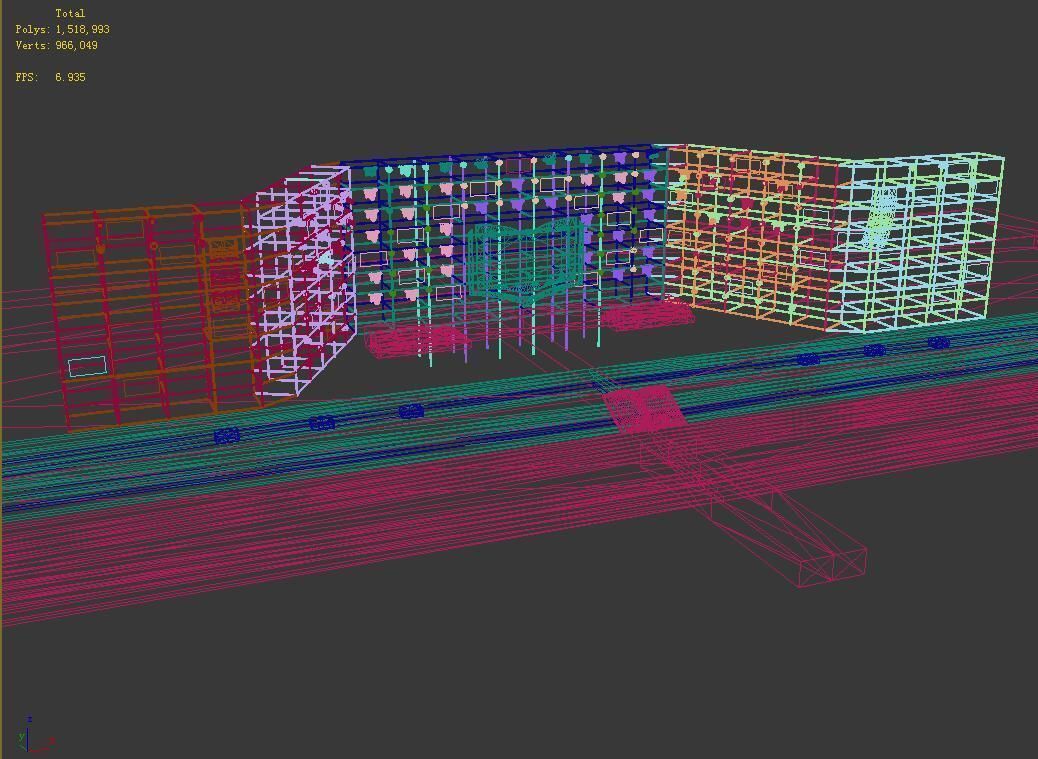 Carnival stage 38 3D model_2