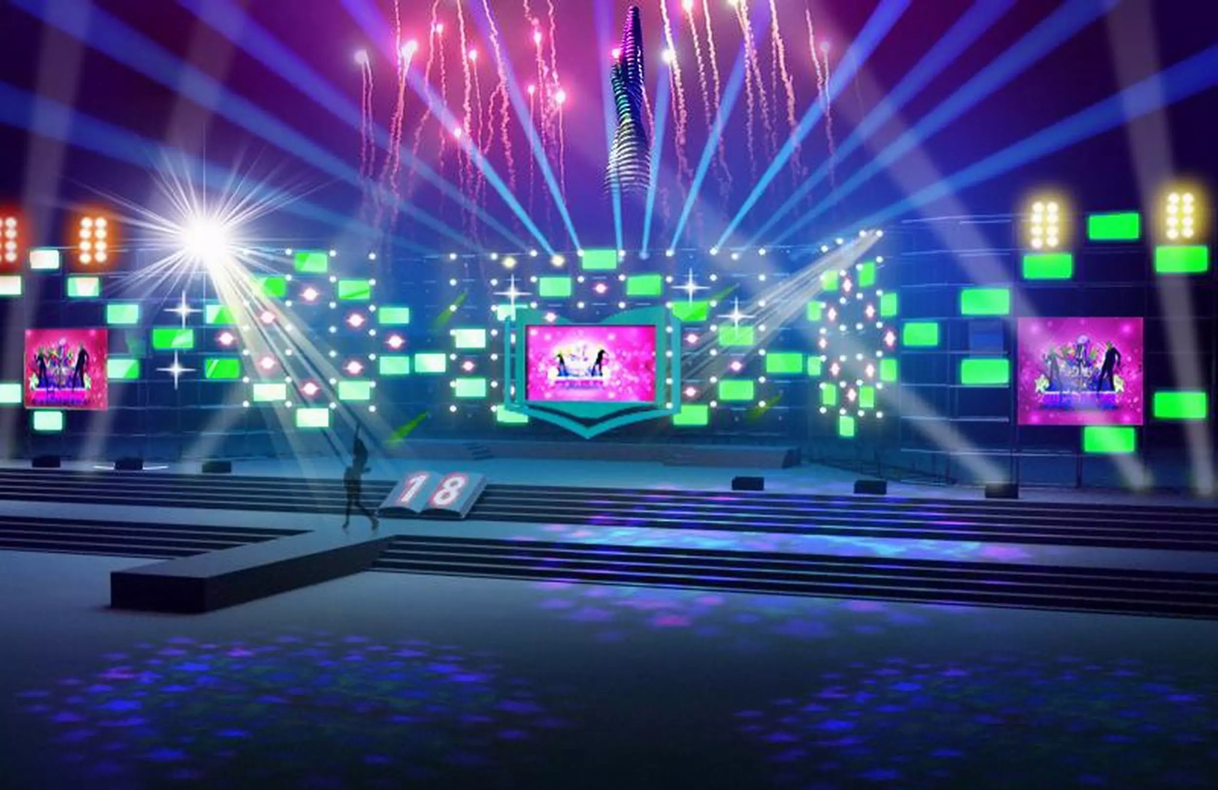 Carnival stage 38 3D model_0