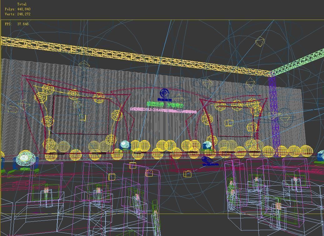 Carnival stage 40 3D model_4