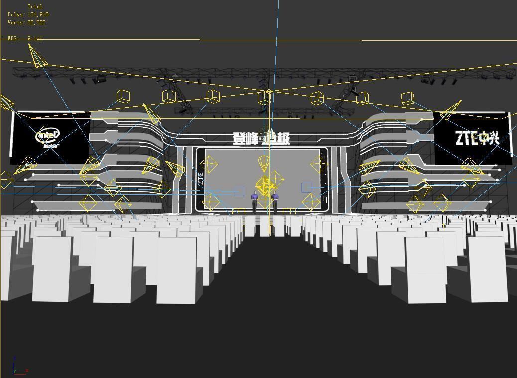 Carnival stage 43 3D model_1