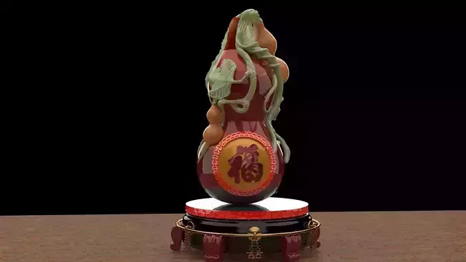 Chinese  gourd  3D model