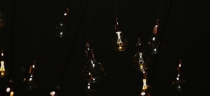 lamp bulb for fluttering with the wind 3D model | CGTrader