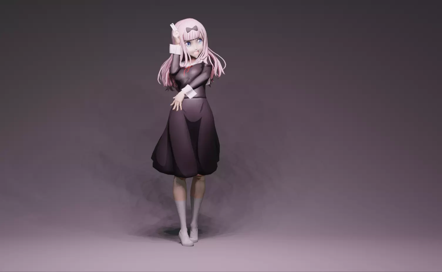 Anime Character - Chika Fujiwara 3D model