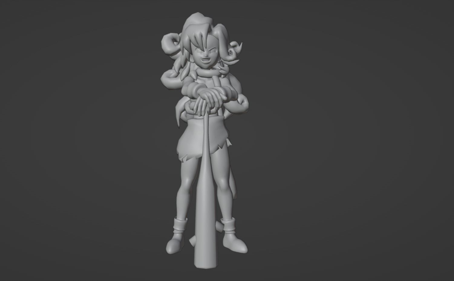 Anime Character - CT Ayla 3D model_10