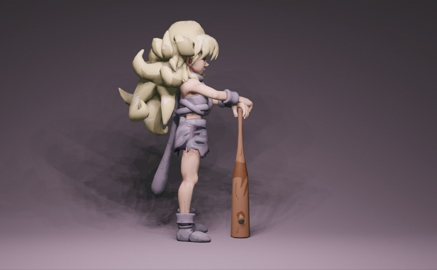 Anime Character - CT Ayla 3D model_2