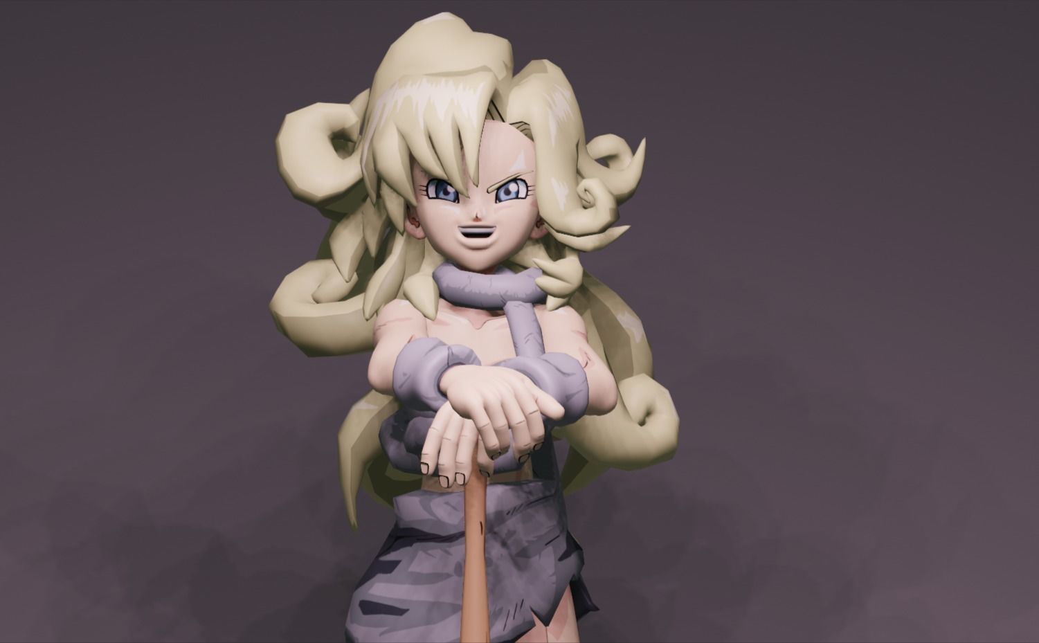 Anime Character - CT Ayla 3D model_8
