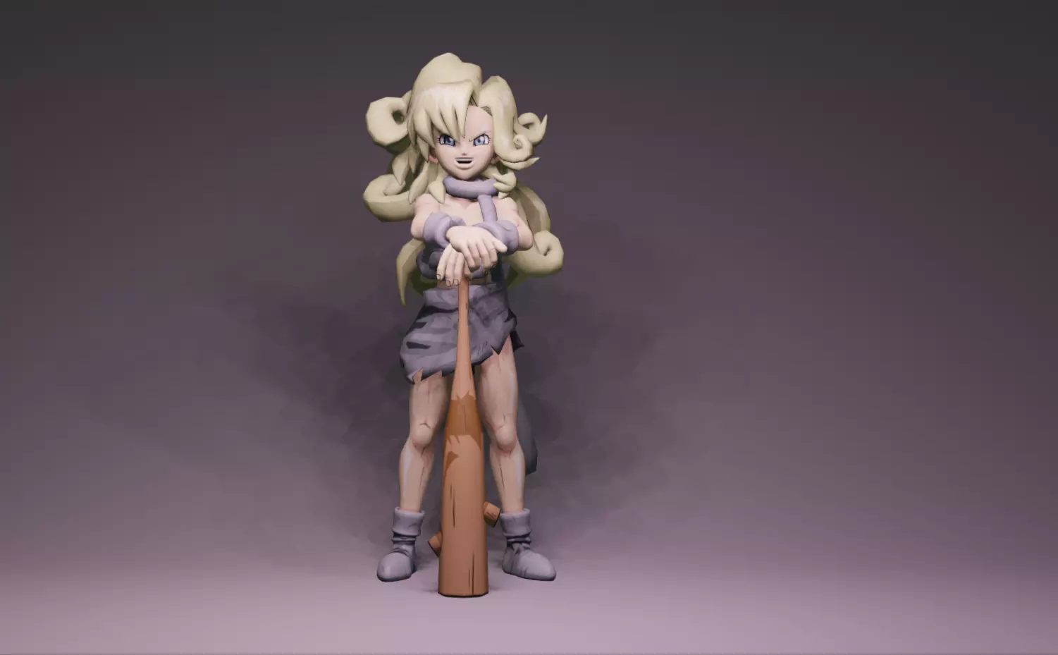 Anime Character - CT Ayla 3D model_0