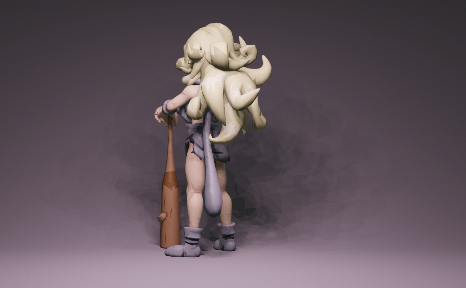 Anime Character - CT Ayla 3D model_5