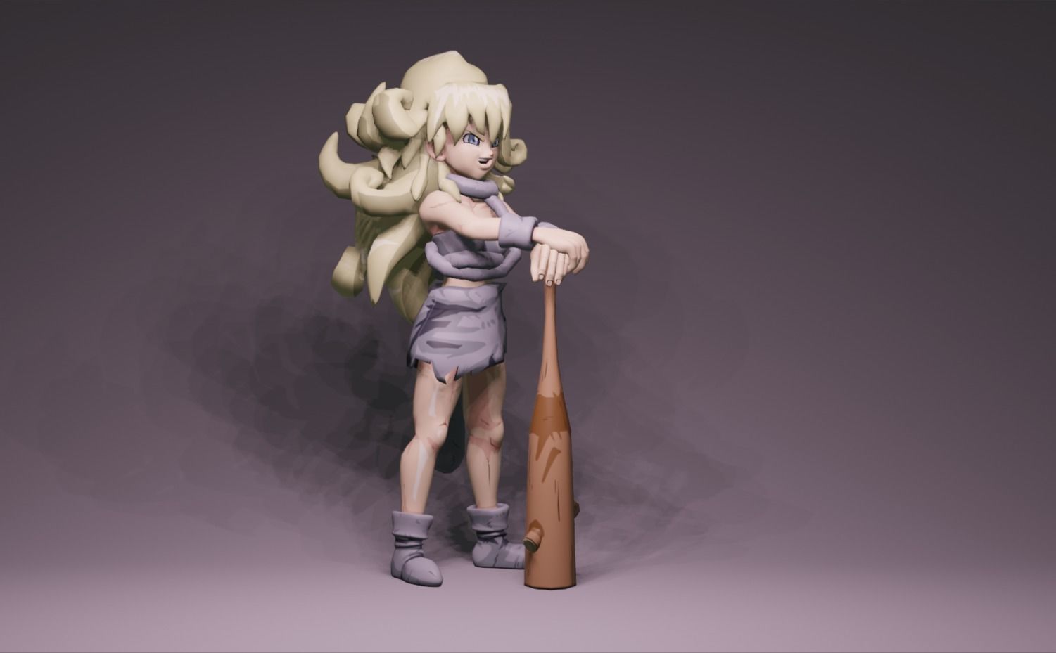 Anime Character - CT Ayla 3D model_1