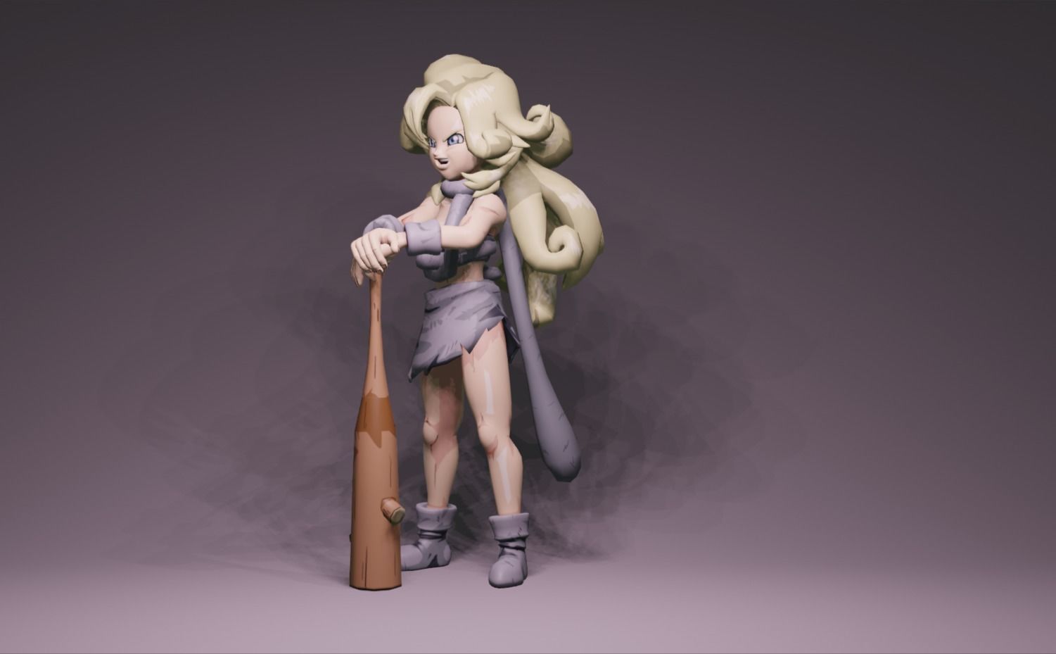 Anime Character - CT Ayla 3D model_7