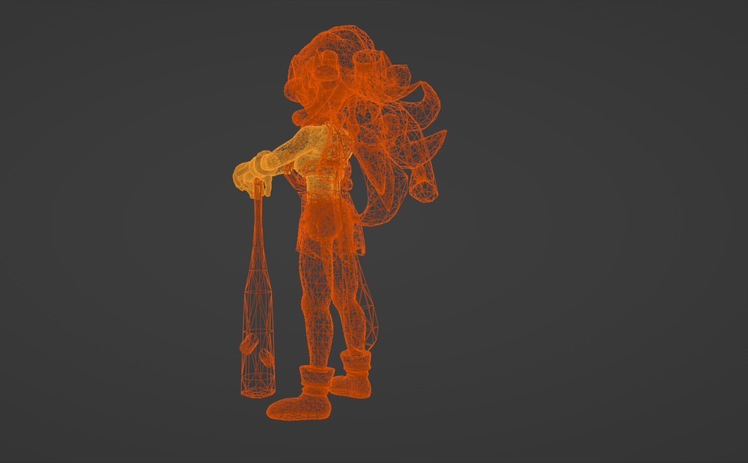 Anime Character - CT Ayla 3D model_17