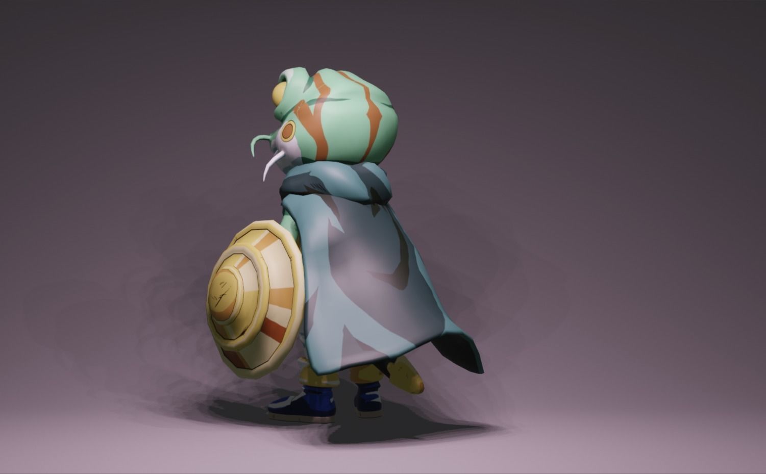 Anime Character - CT Frog 3D model_5