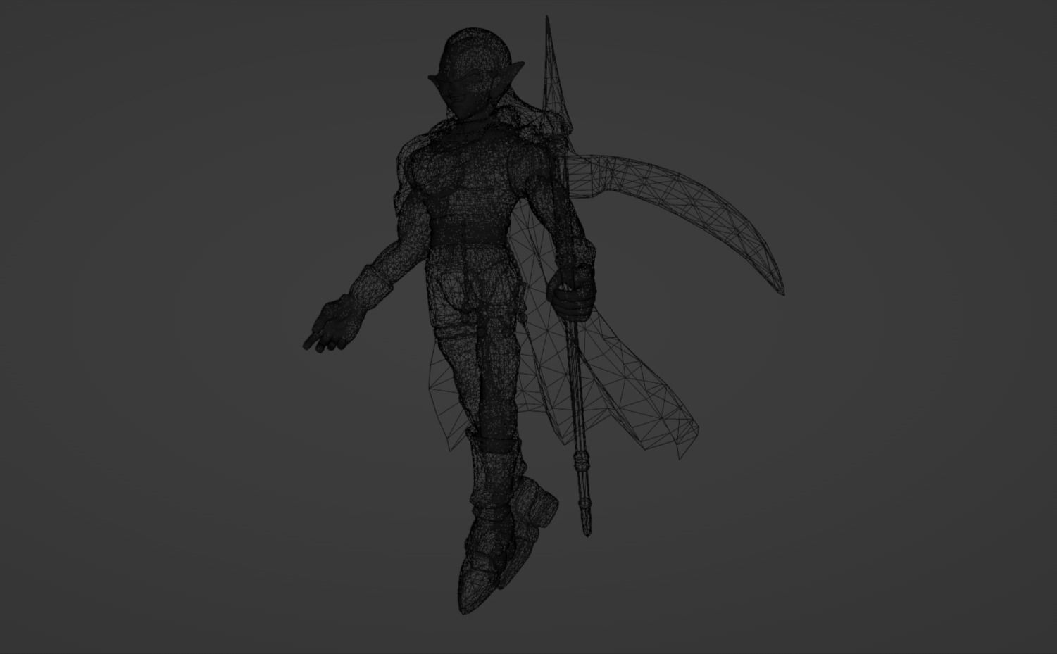 Anime Character - CT Magus 3D model_17