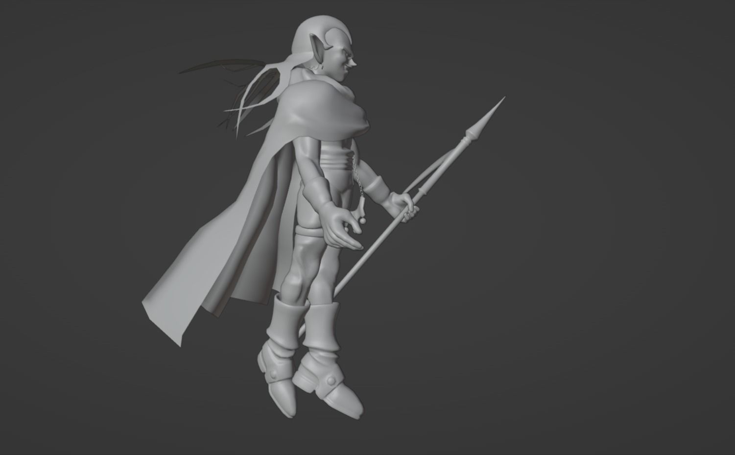 Anime Character - CT Magus 3D model_11