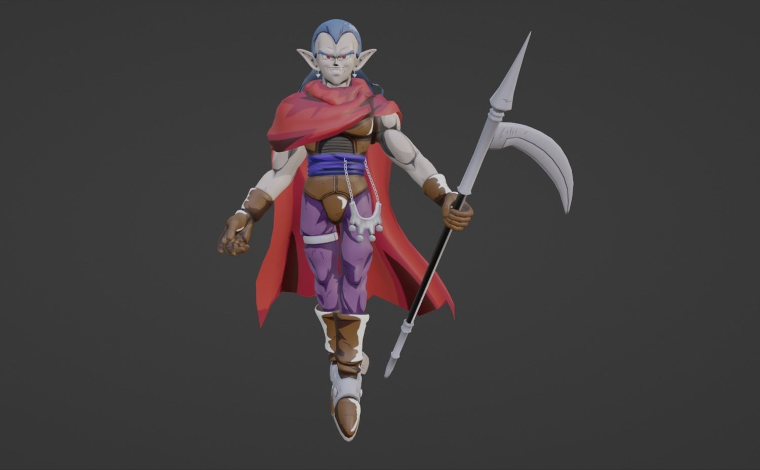 Anime Character - CT Magus 3D model_9
