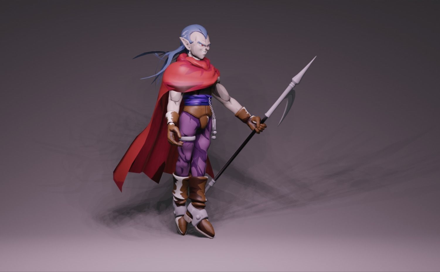 Anime Character - CT Magus 3D model_1
