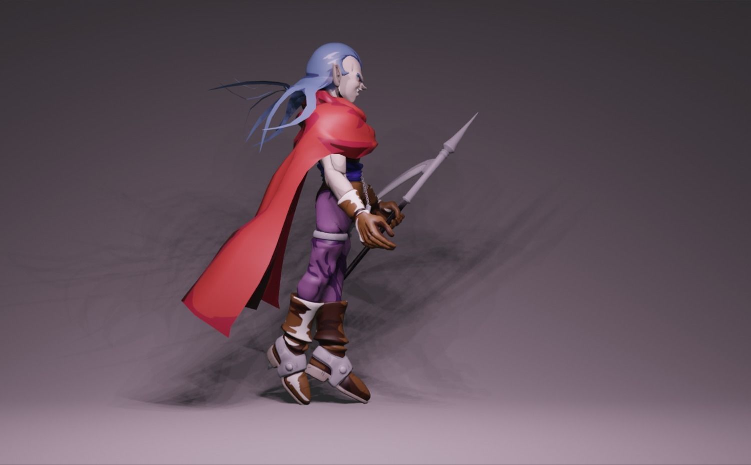 Anime Character - CT Magus 3D model_2