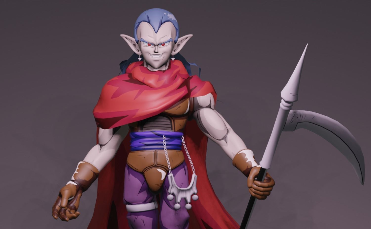 Anime Character - CT Magus 3D model_8