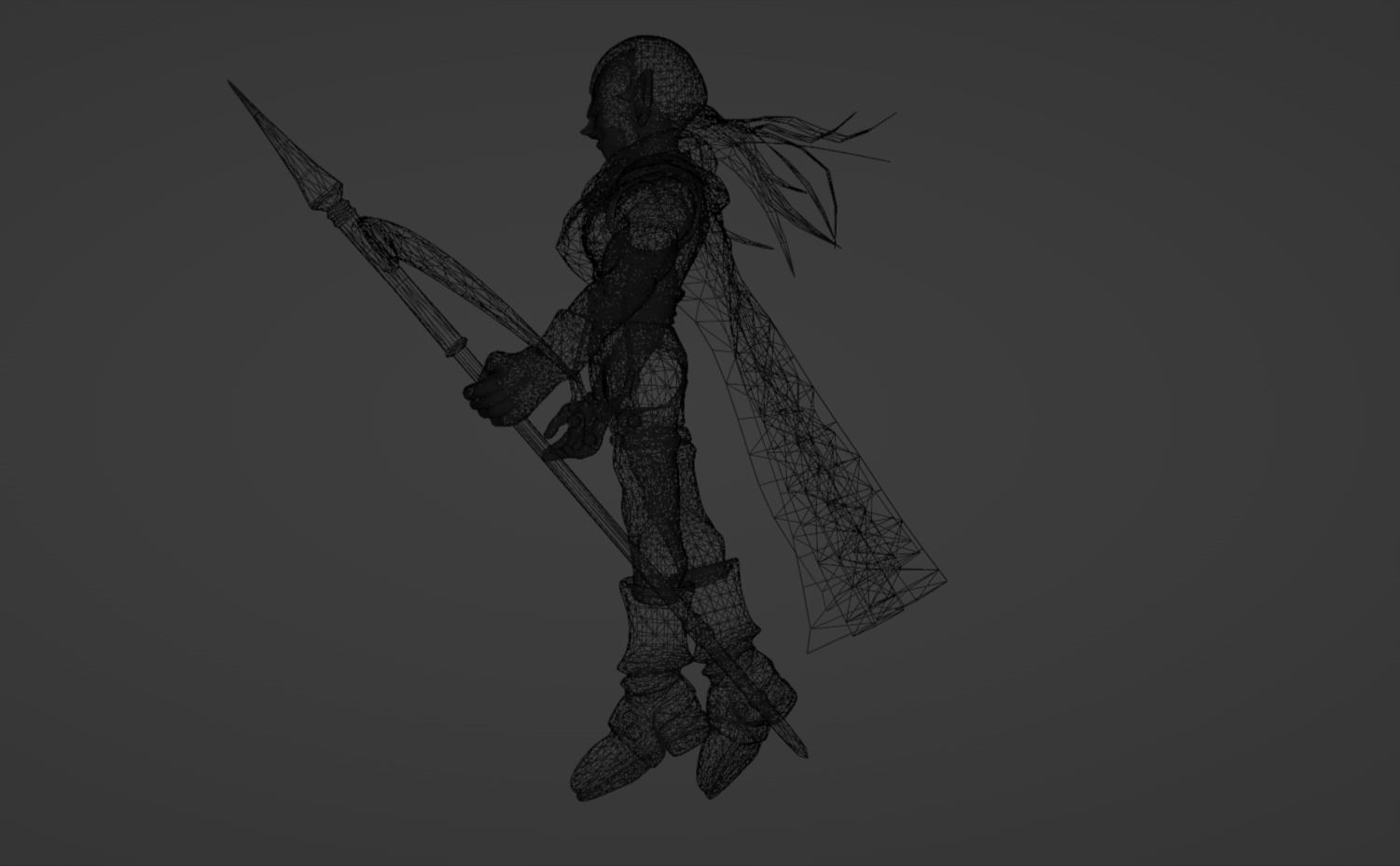 Anime Character - CT Magus 3D model_16