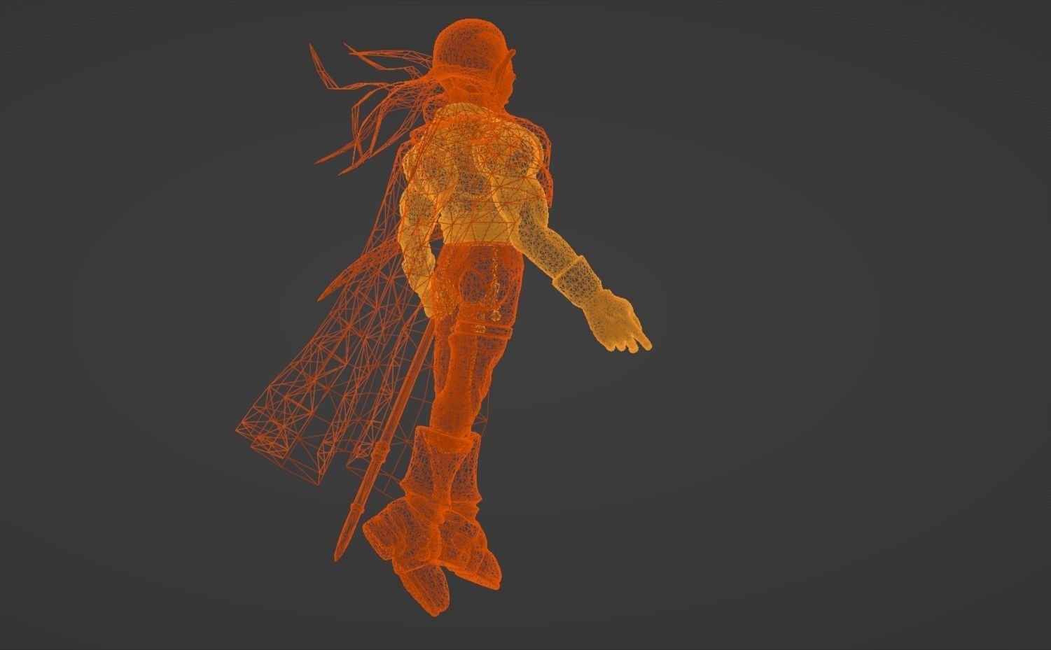 Anime Character - CT Magus 3D model_13