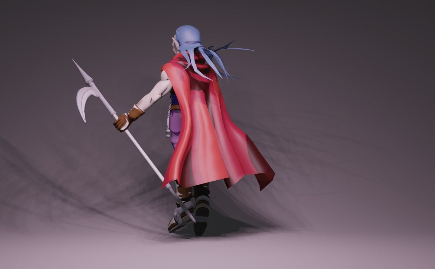 Anime Character - CT Magus 3D model_5