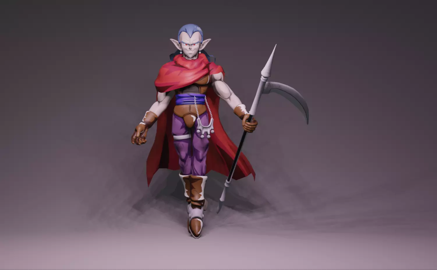 Anime Character - CT Magus 3D model_0