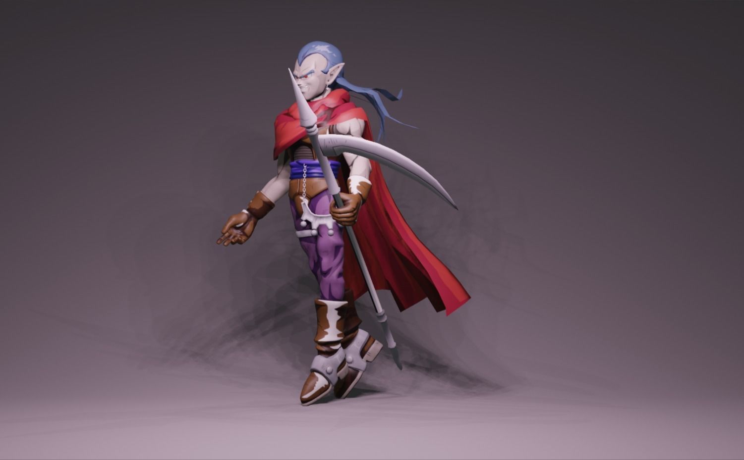 Anime Character - CT Magus 3D model_7