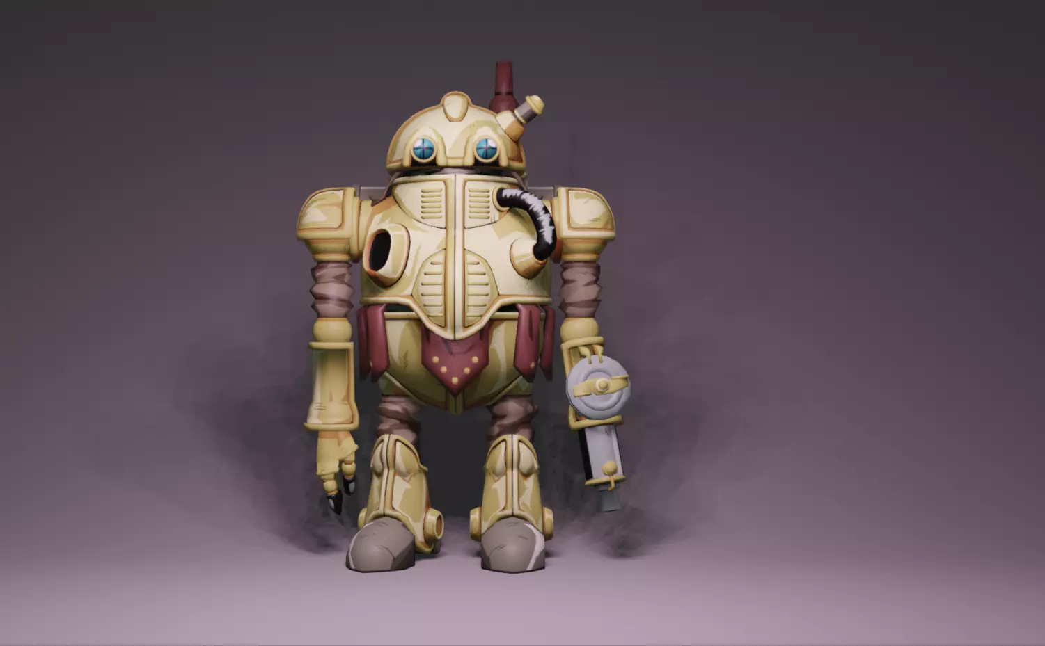 Anime Character - CT Robo 3D model_0