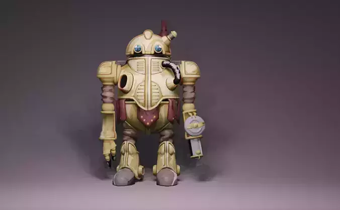 Anime Character - CT Robo 3D model