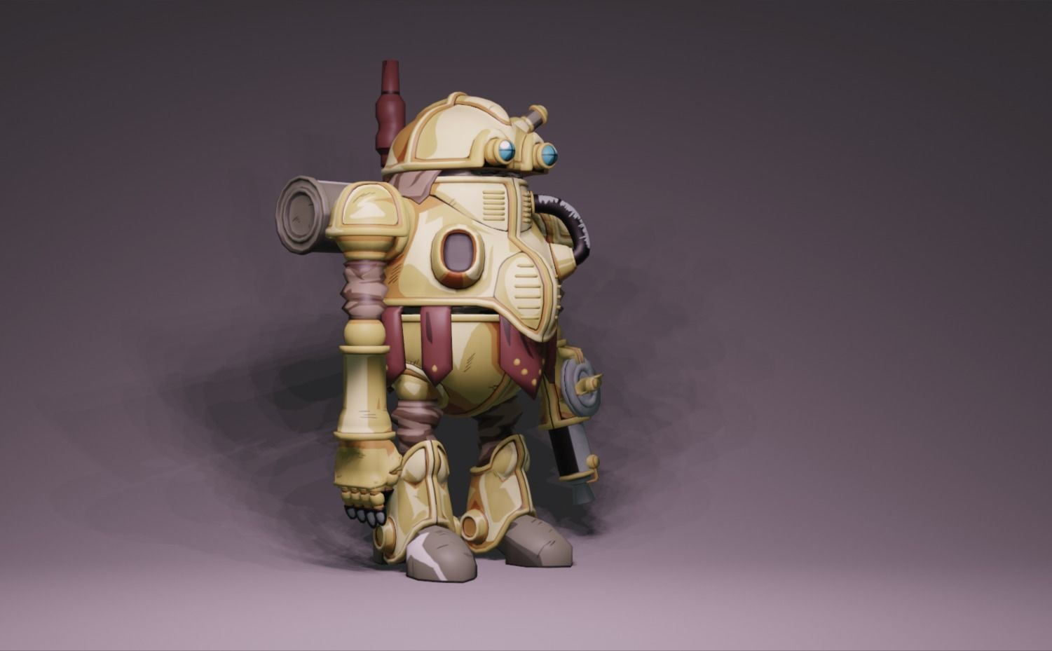 Anime Character - CT Robo 3D model_1