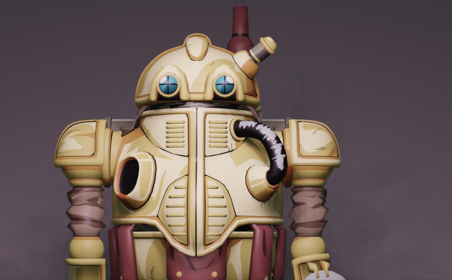 Anime Character - CT Robo 3D model_8