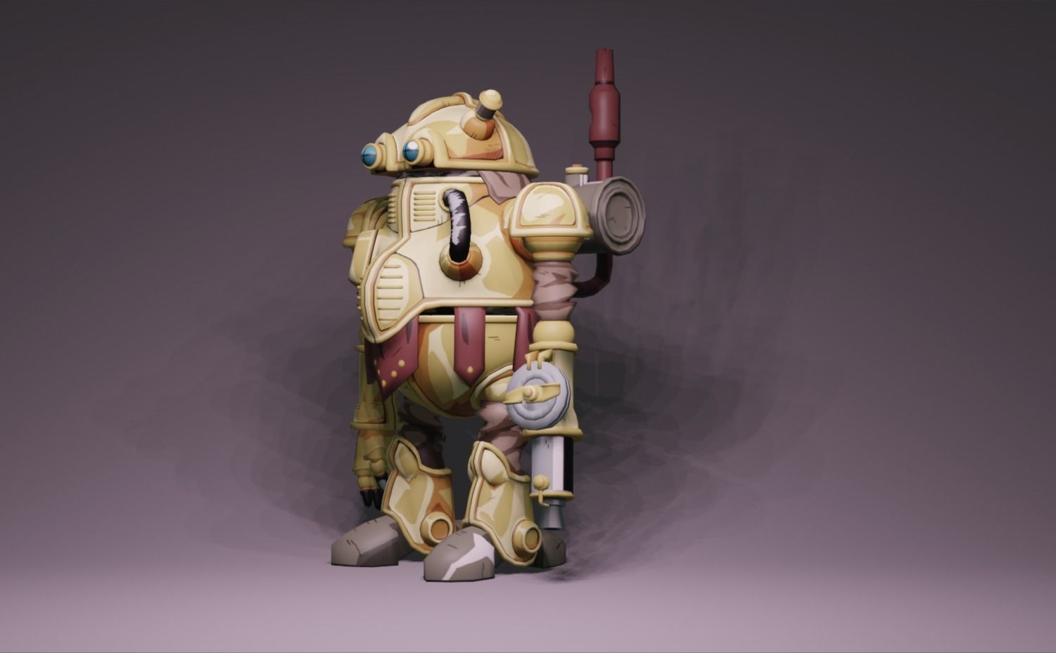 Anime Character - CT Robo 3D model_7