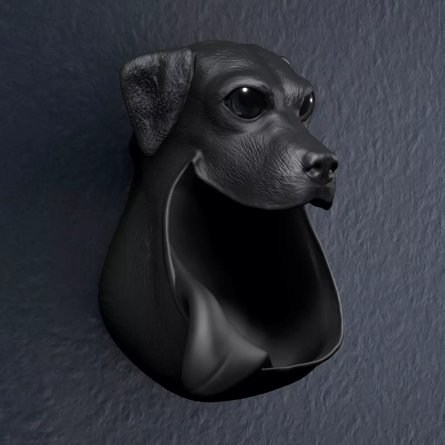 Labrador - Wall Mounted with Tongue - 3D Print Model 3D print model