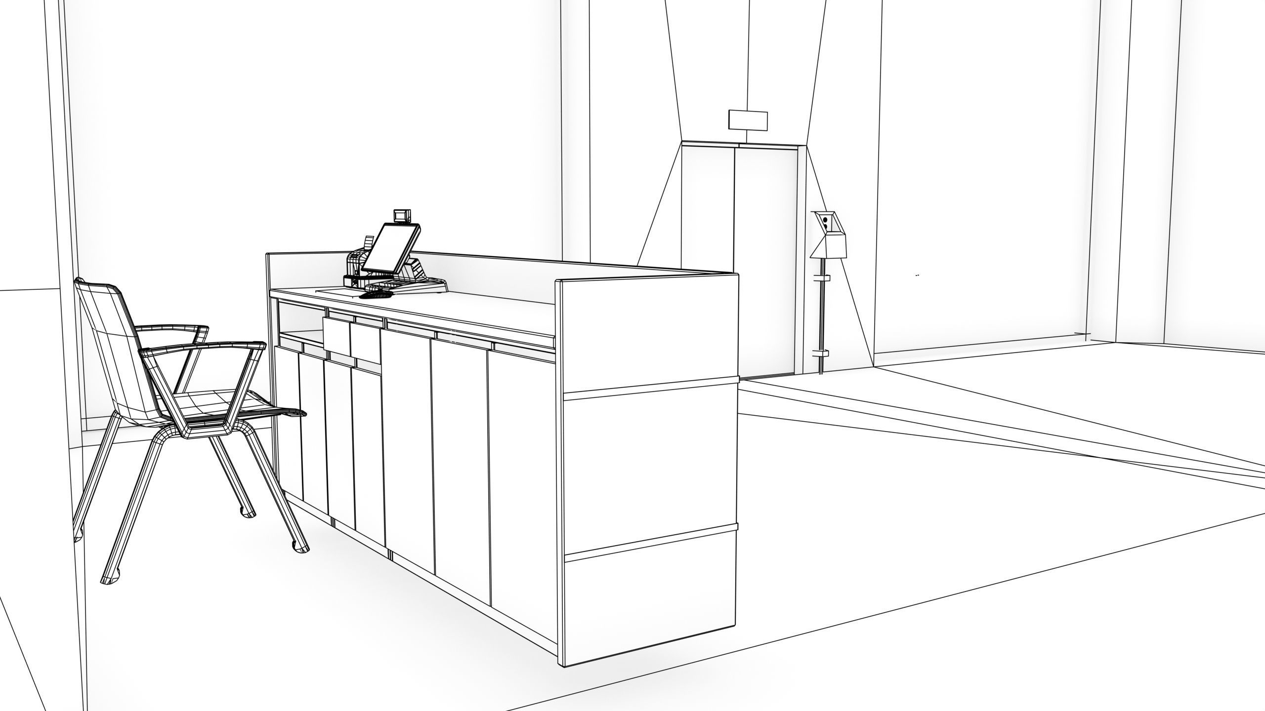 Truck Repair Workshop Interior 01 All PBR Unity UE Textures Low-poly 3D model_59