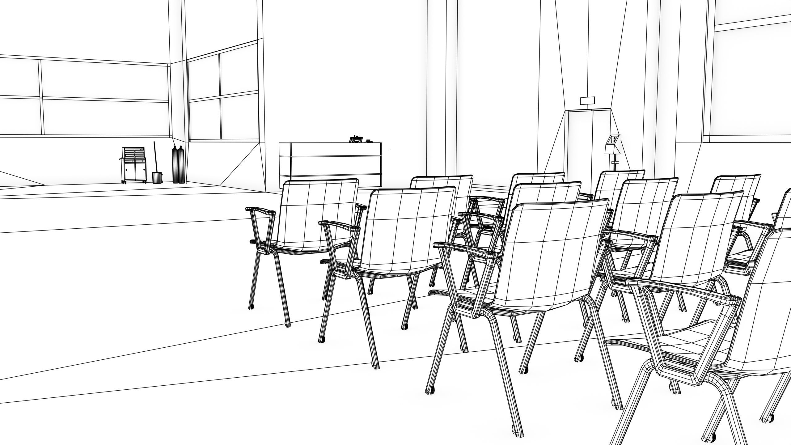 Truck Repair Workshop Interior 01 All PBR Unity UE Textures Low-poly 3D model_51