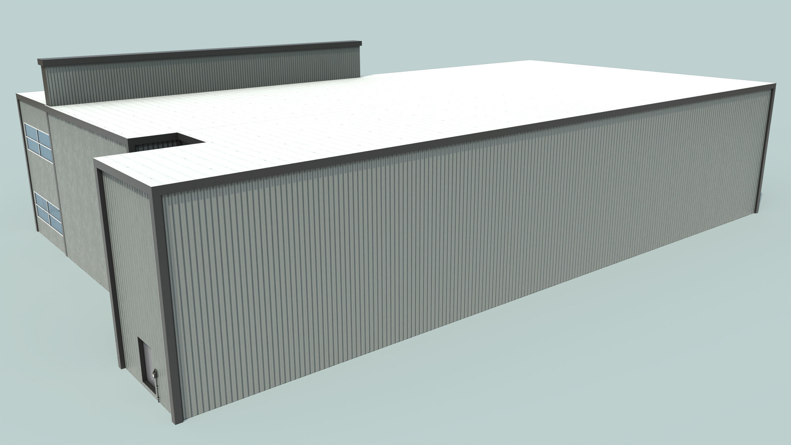 Truck Repair Workshop Interior 01 All PBR Unity UE Textures Low-poly 3D model_16