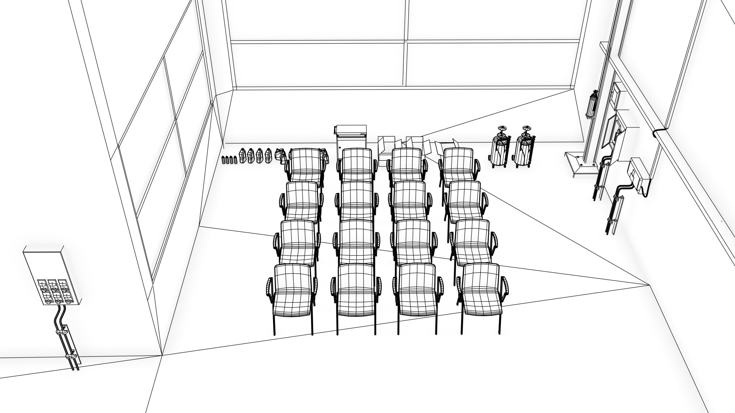 Truck Repair Workshop Interior 01 All PBR Unity UE Textures Low-poly 3D model_49