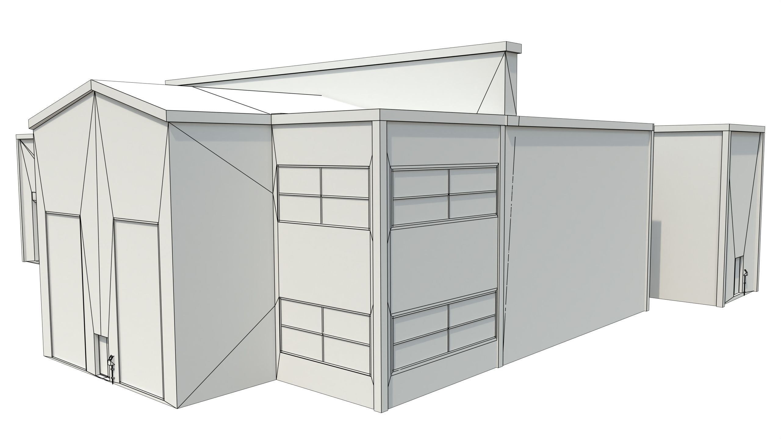 Truck Repair Workshop Interior 01 All PBR Unity UE Textures Low-poly 3D model_56