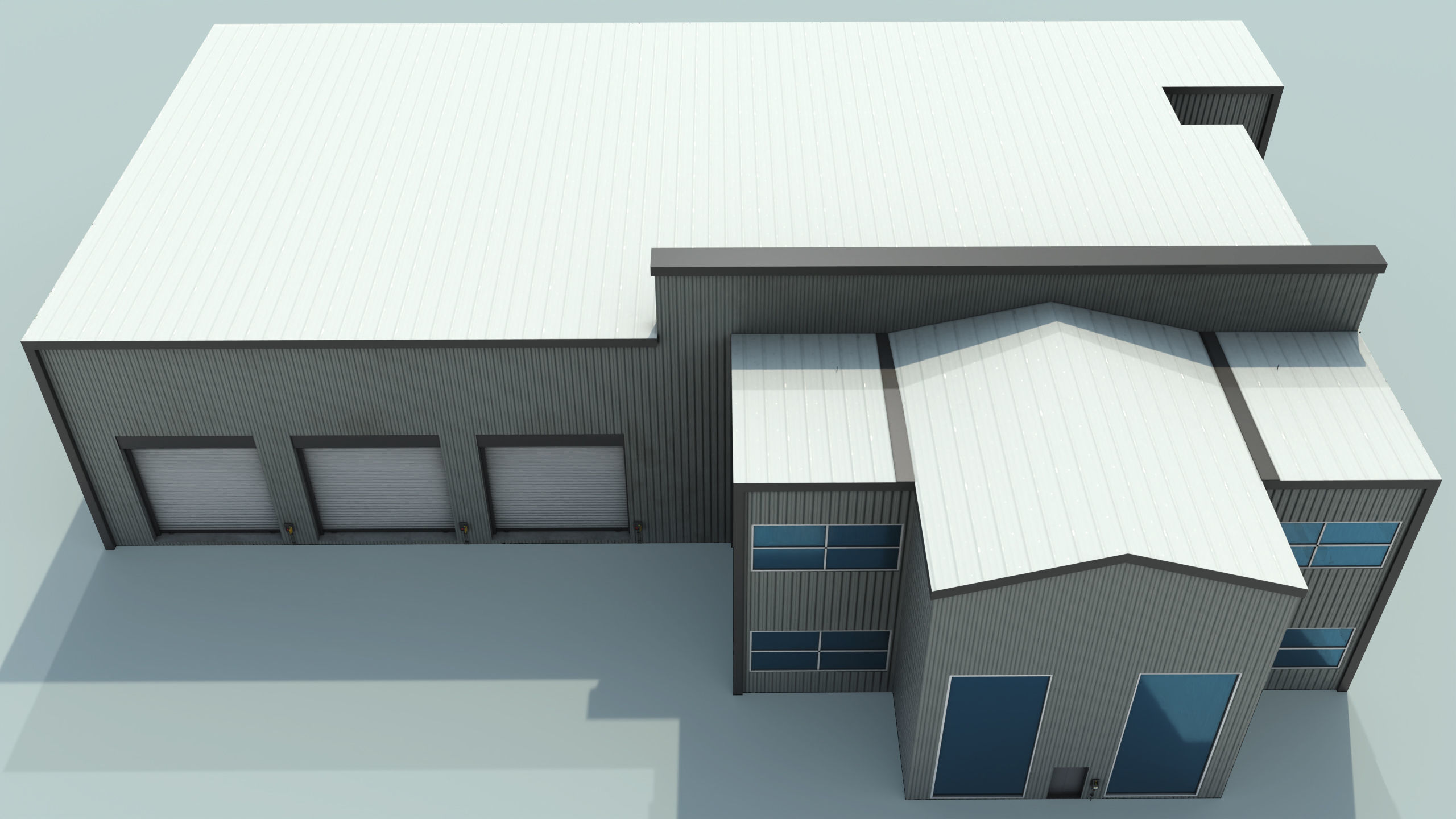 Truck Repair Workshop Interior 01 All PBR Unity UE Textures Low-poly 3D model_15