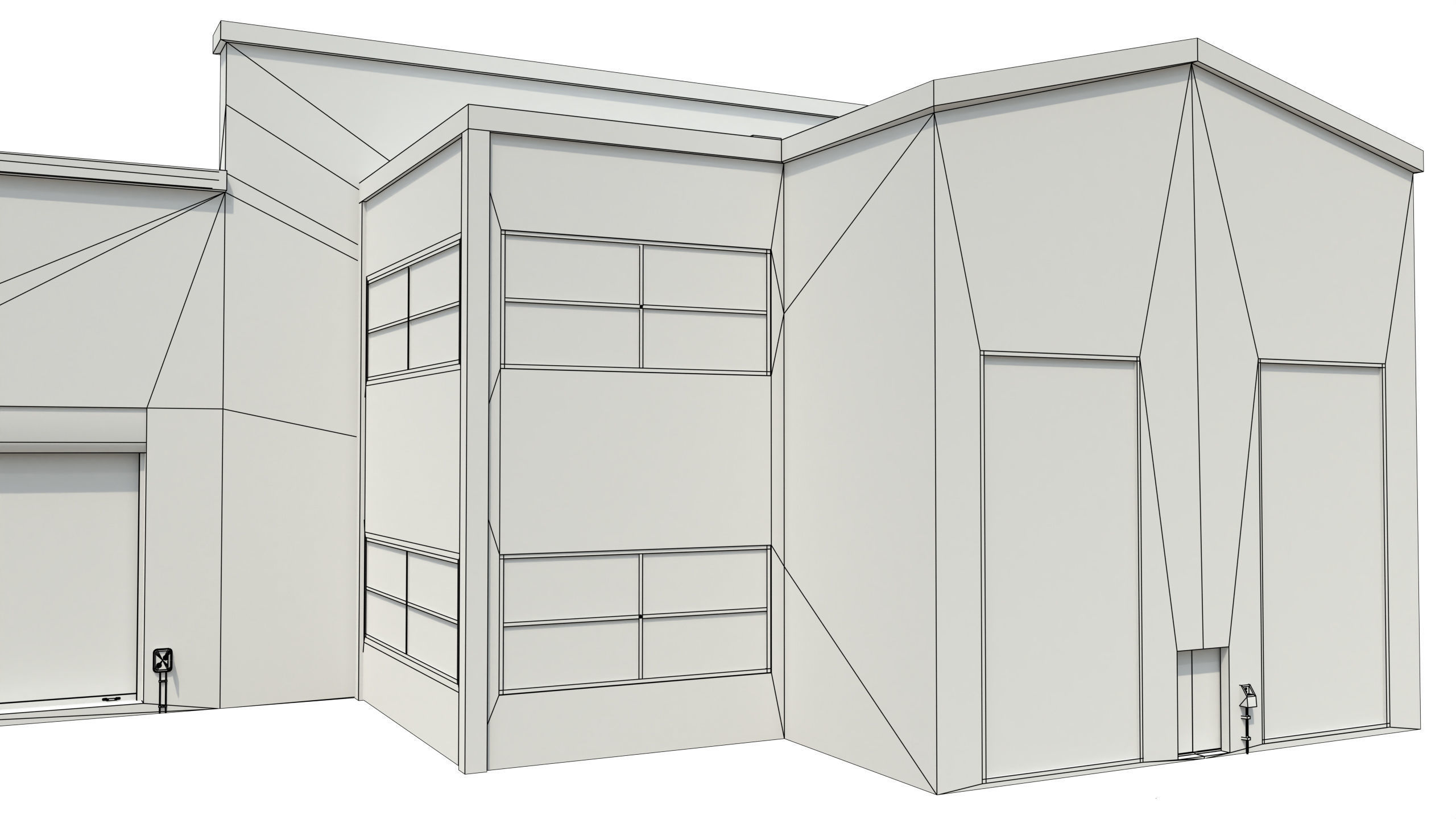 Truck Repair Workshop Interior 01 All PBR Unity UE Textures Low-poly 3D model_43