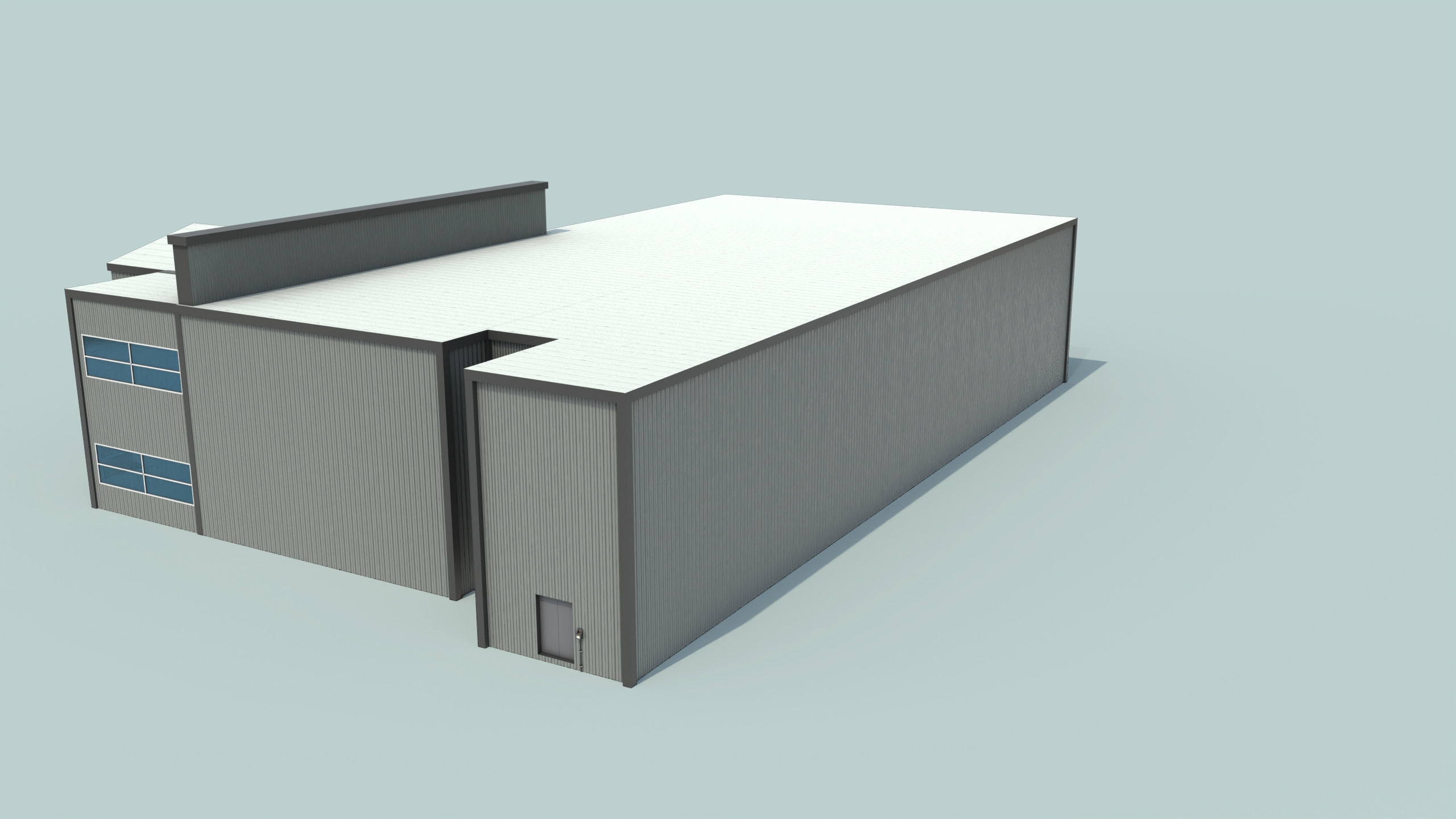 Truck Repair Workshop Interior 01 All PBR Unity UE Textures Low-poly 3D model_30