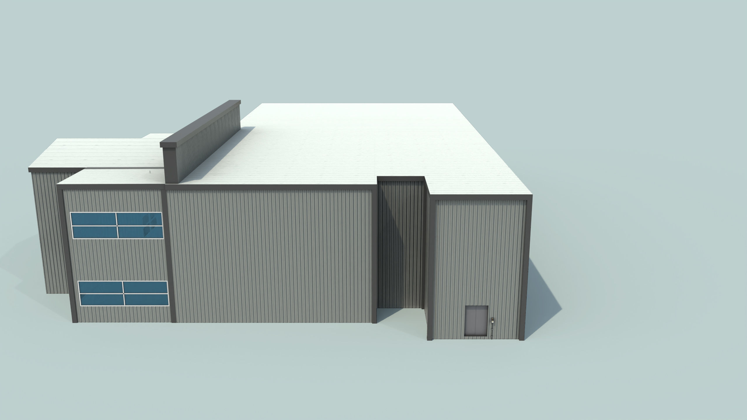 Truck Repair Workshop Interior 01 All PBR Unity UE Textures Low-poly 3D model_39