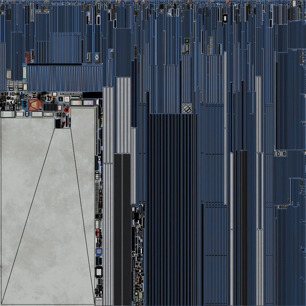 Truck Repair Workshop Interior 01 All PBR Unity UE Textures Low-poly 3D model_71