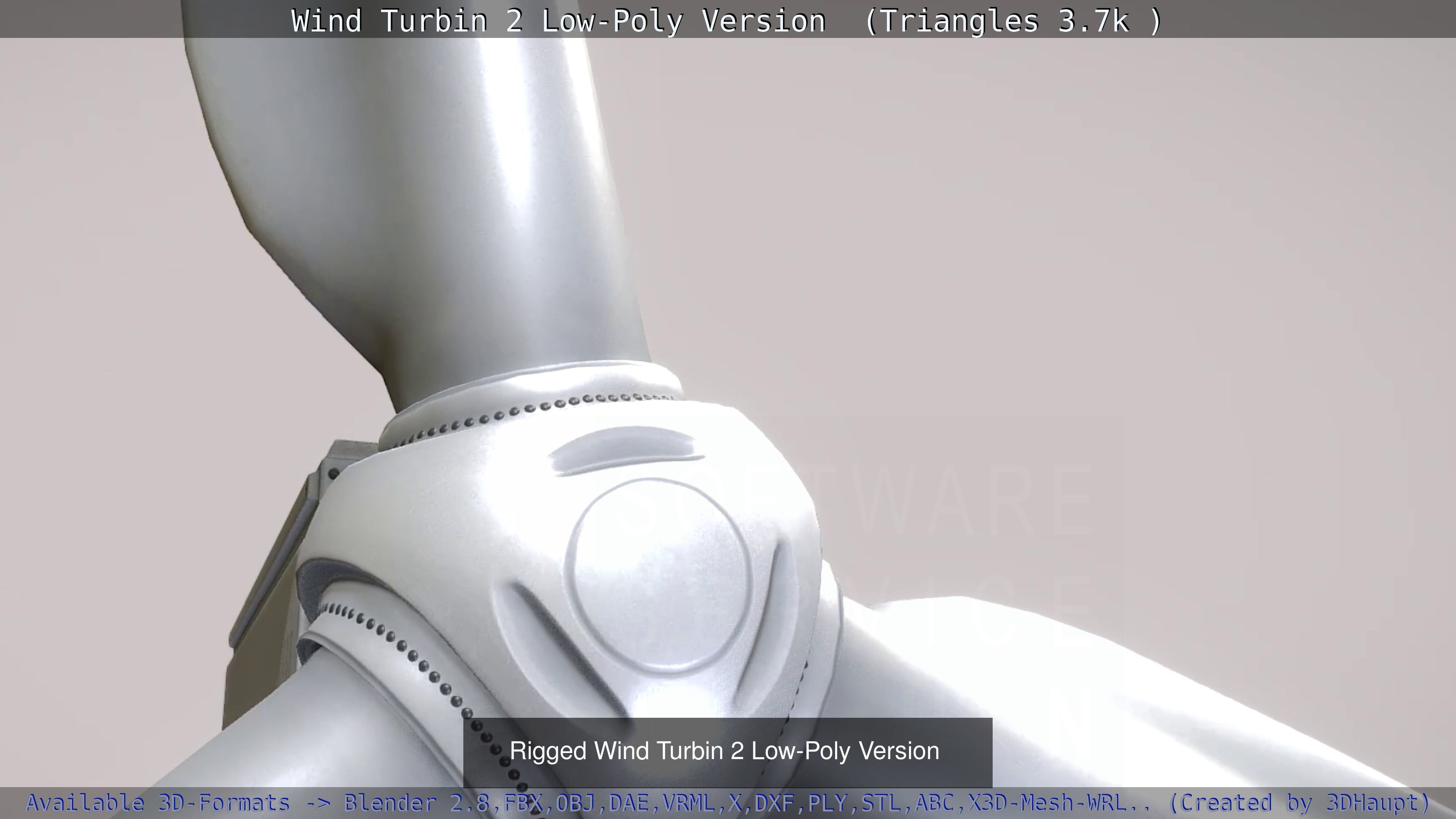 Windturbines Large Package 3D Model Collection_12