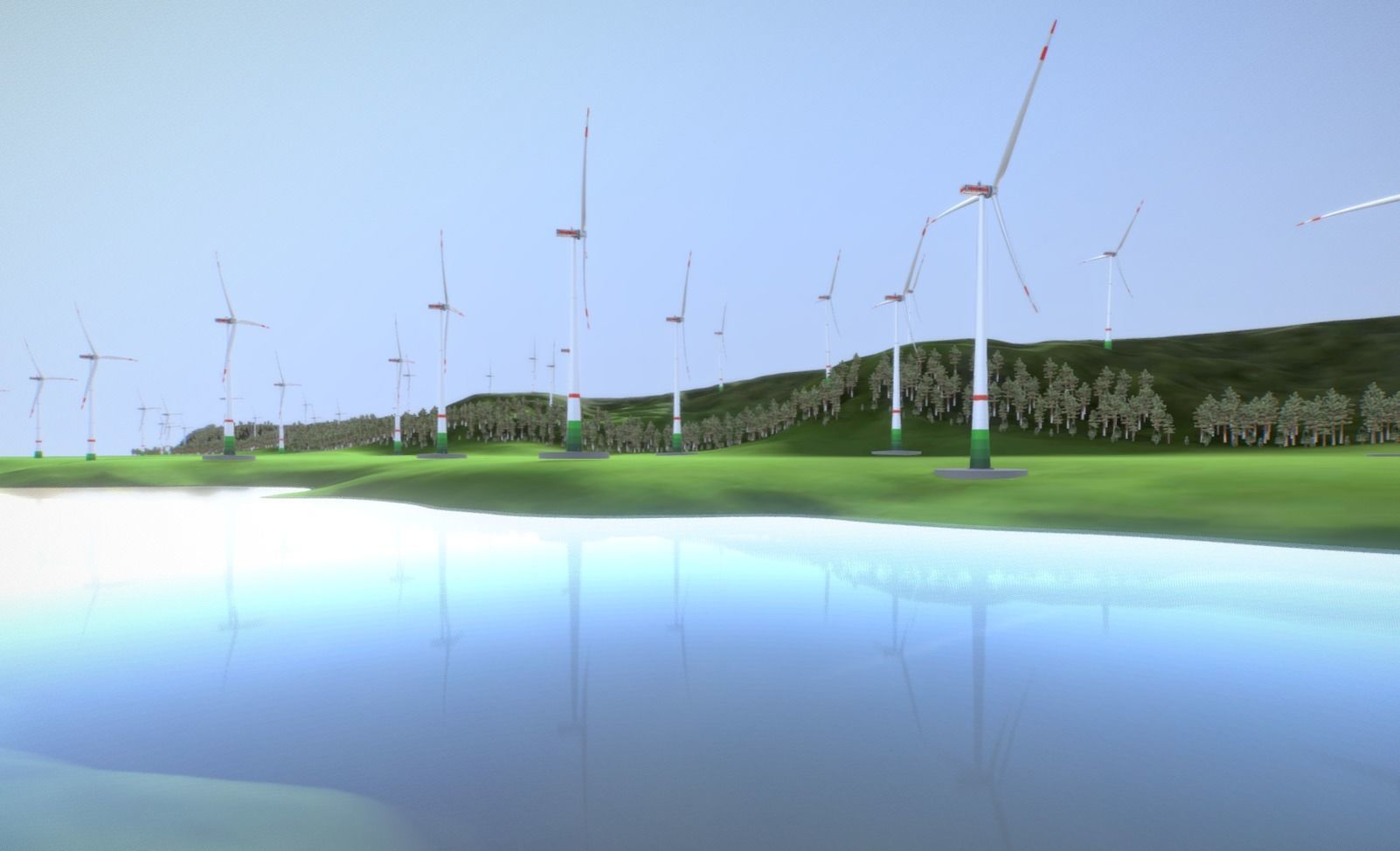 Windturbines Large Package 3D Model Collection_91