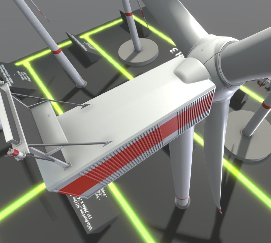 Windturbines Large Package 3D Model Collection_59