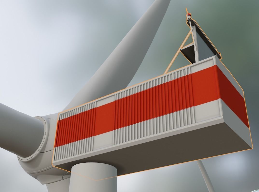 Windturbines Large Package 3D Model Collection_52