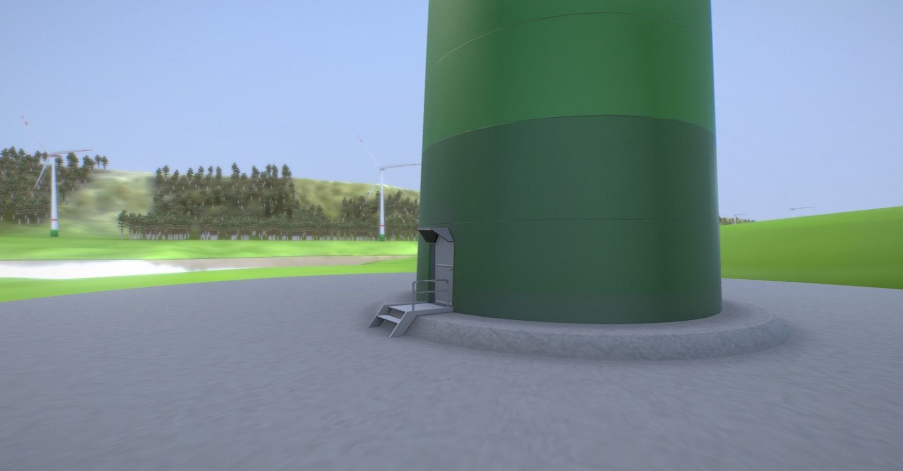 Windturbines Large Package 3D Model Collection_90